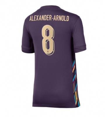 England Alexander-Arnold #8 Bortatröja Kvinnor EM 2024 Kortärmad
